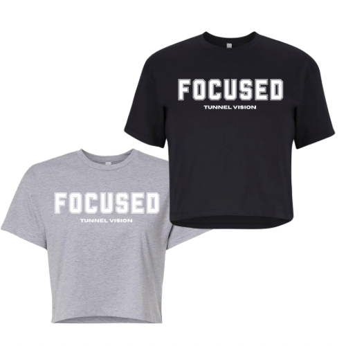 FOCUSED Tunnel Vision Crop Top