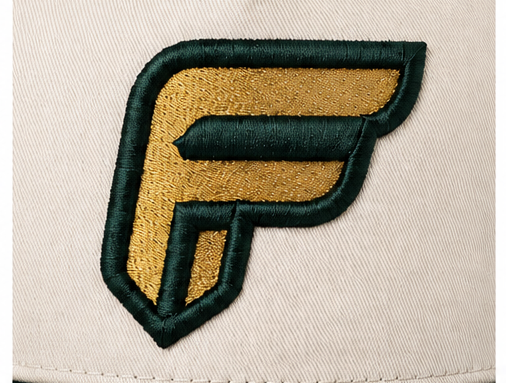 Focused Mindset Cream & Forest Snapback