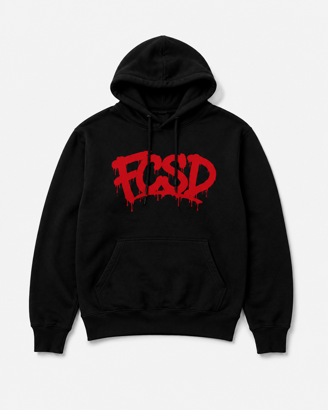 FCSD Graffiti Hoodie & Jogger Set – Black/Red