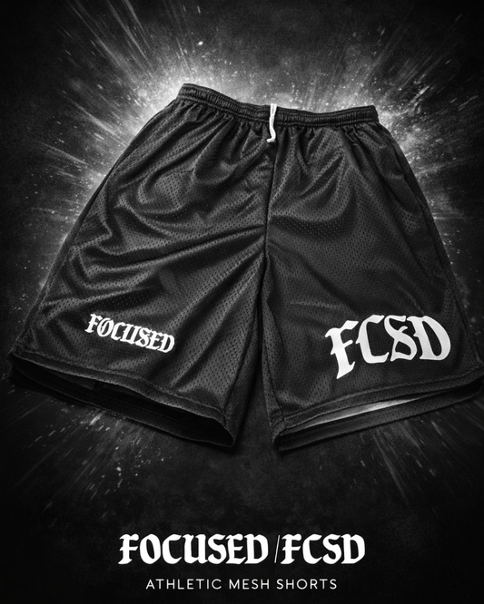 Focused “Pressure” mesh 7’ shorts